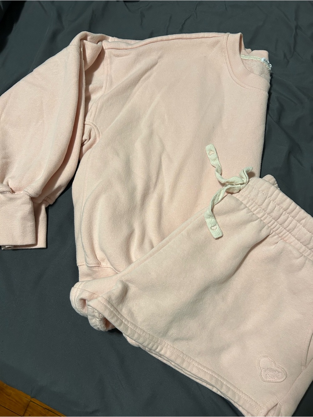 Celebrity Pink Light Pink Sweatshirt and Shorts Set